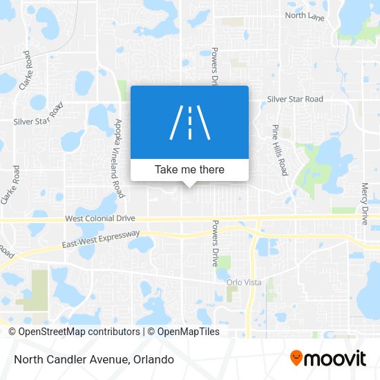 Mapa de North Candler Avenue