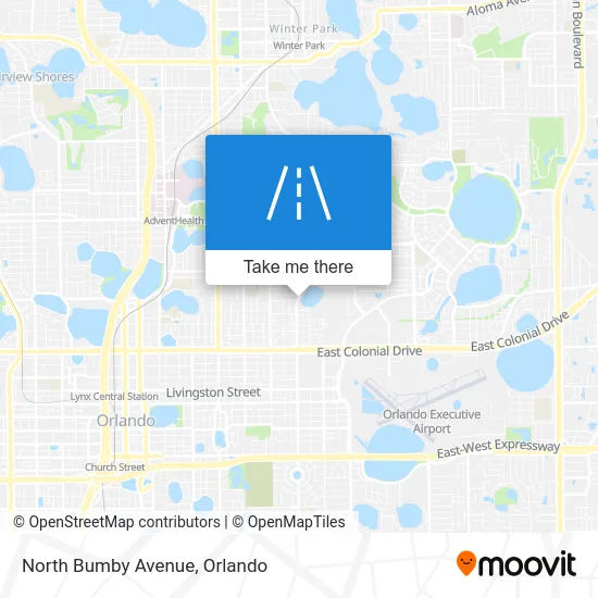 North Bumby Avenue map