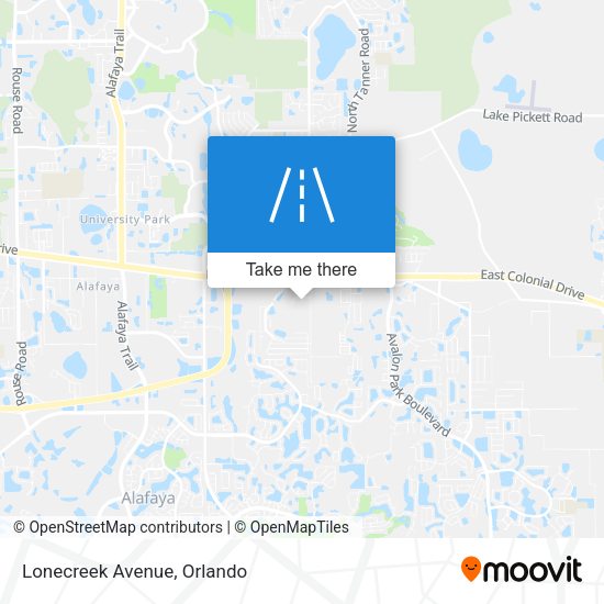 Mapa de Lonecreek Avenue