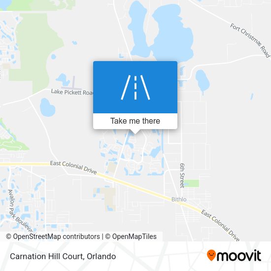 Carnation Hill Court map