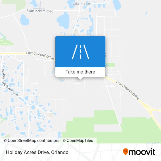 Holiday Acres Drive map