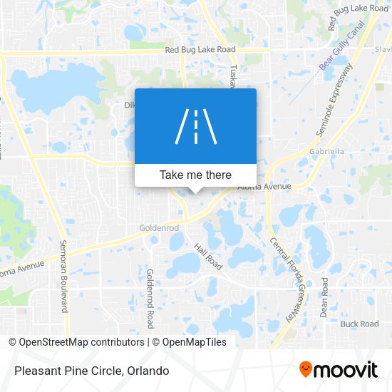Pleasant Pine Circle map