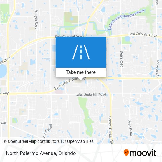 North Palermo Avenue map