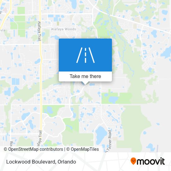 Lockwood Boulevard map