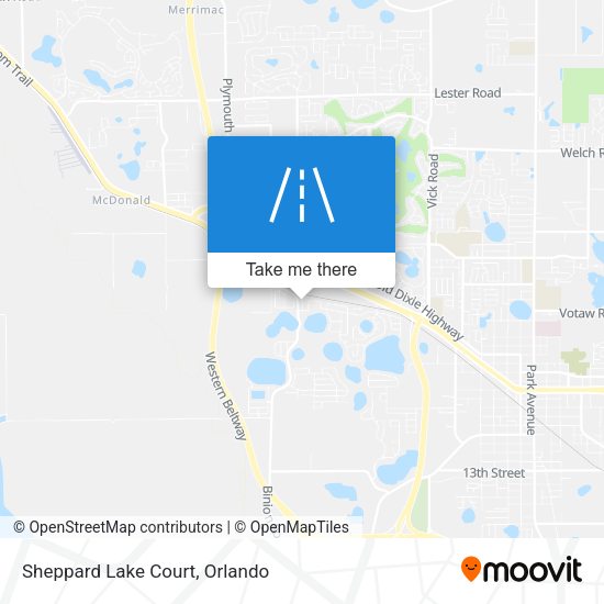 Mapa de Sheppard Lake Court