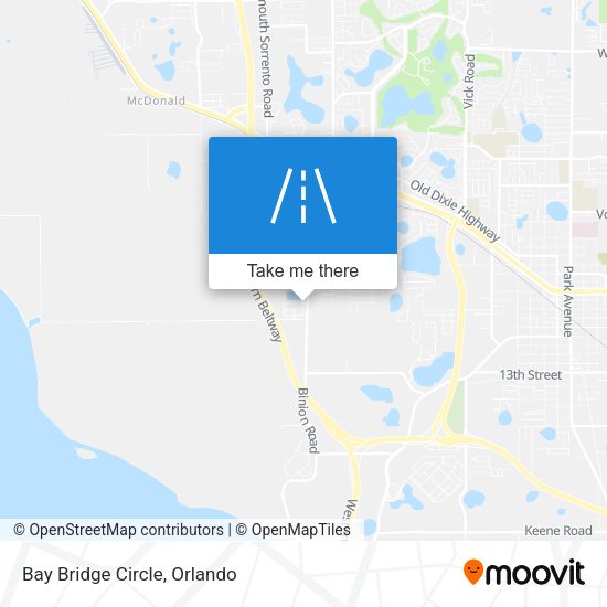 Mapa de Bay Bridge Circle