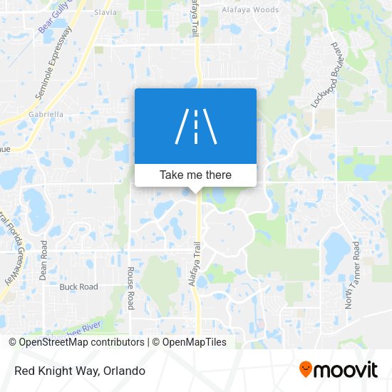 Mapa de Red Knight Way