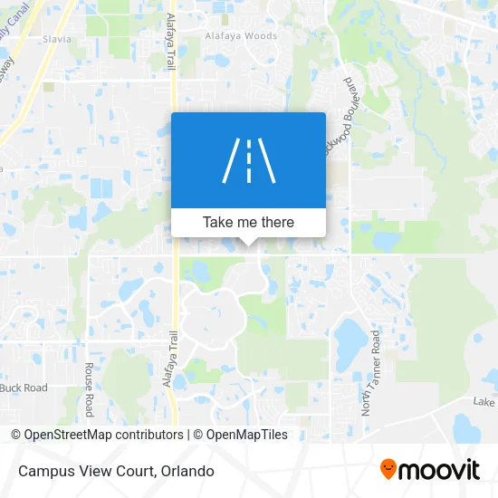 Campus View Court map