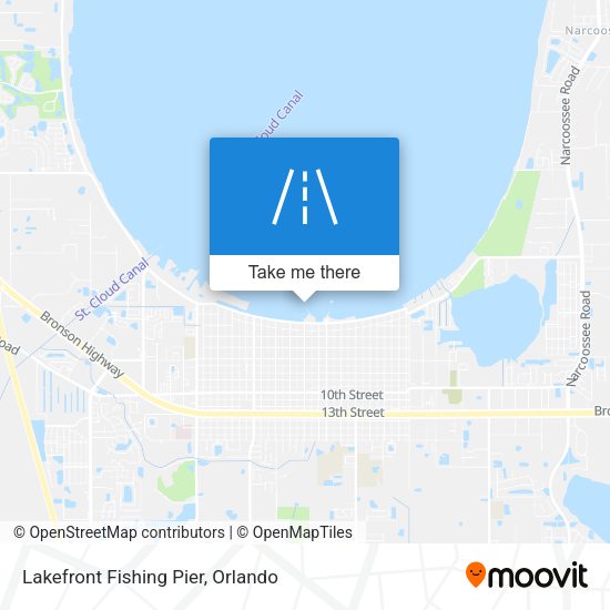 Mapa de Lakefront Fishing Pier