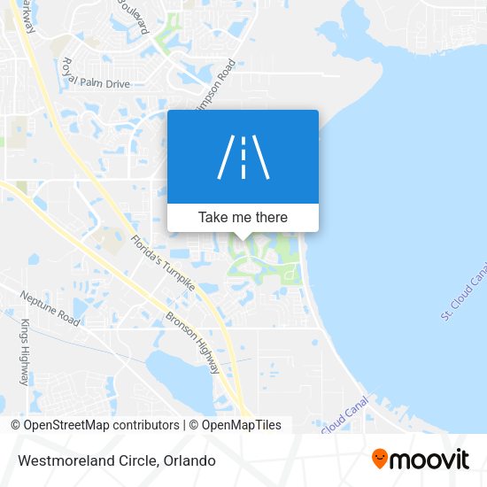Westmoreland Circle map