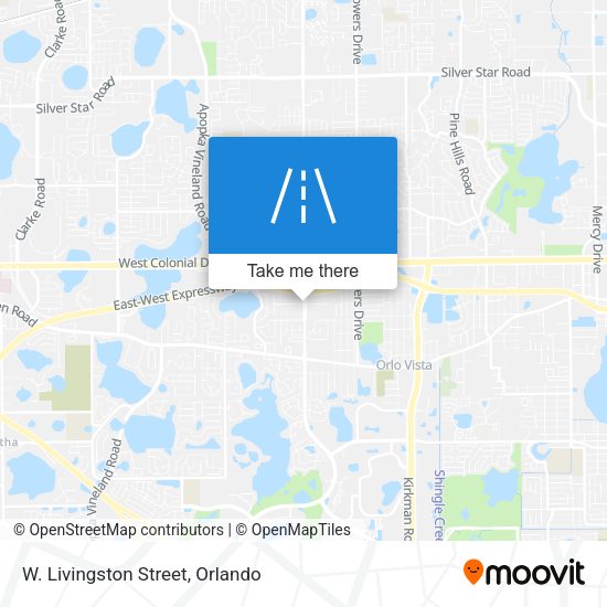 W. Livingston Street map