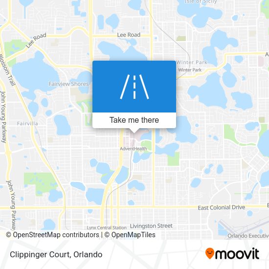 Mapa de Clippinger Court