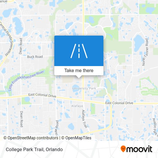College Park Trail map