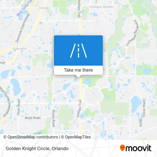 Golden Knight Circle map