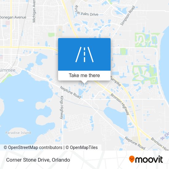 Corner Stone Drive map