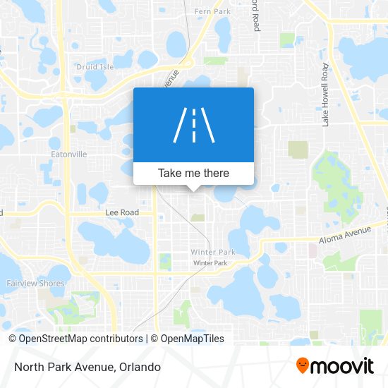 North Park Avenue map