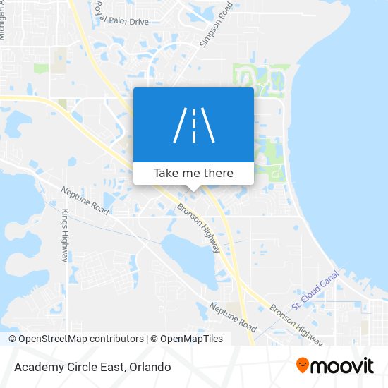 Academy Circle East map