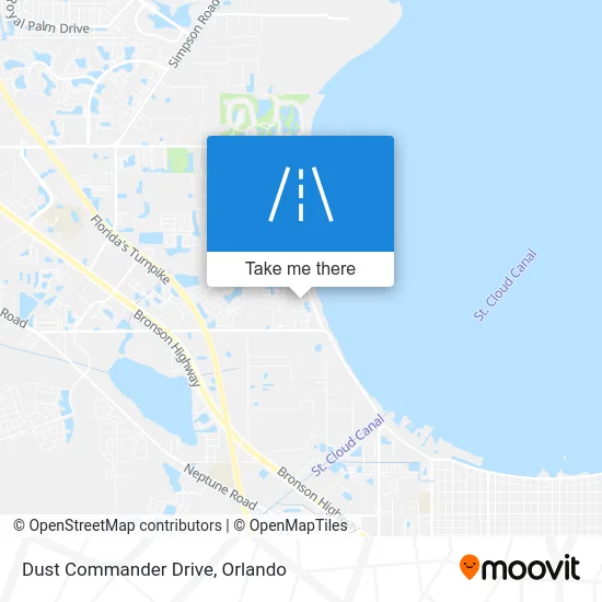 Dust Commander Drive map