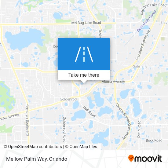 Mapa de Mellow Palm Way