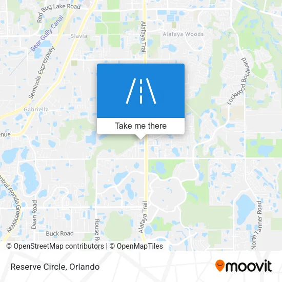 Reserve Circle map