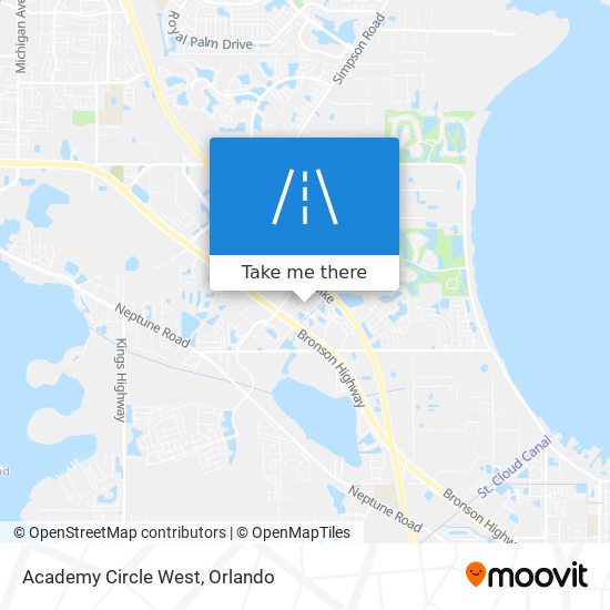 Academy Circle West map