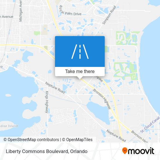 Liberty Commons Boulevard map