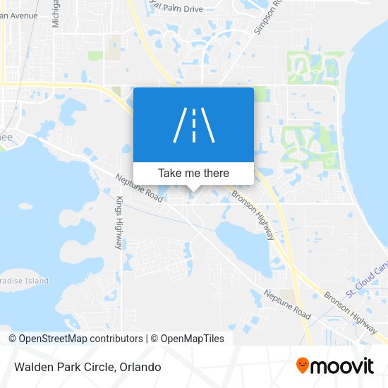 Walden Park Circle map
