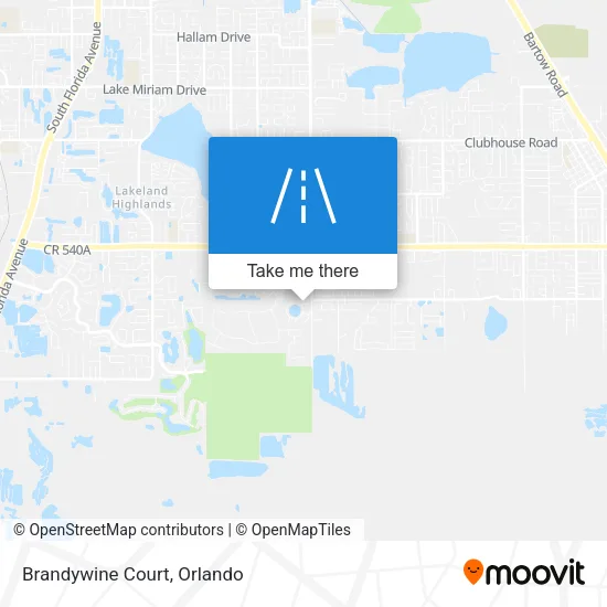Brandywine Court map