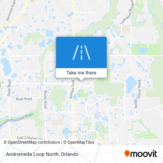 Andromeda Loop North map