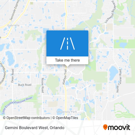 Gemini Boulevard West map