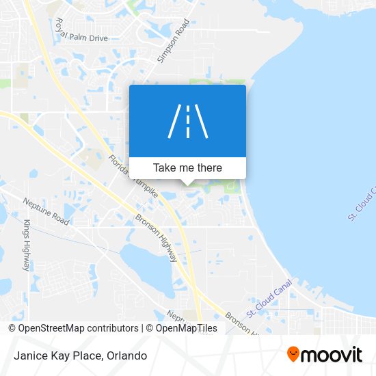 Mapa de Janice Kay Place