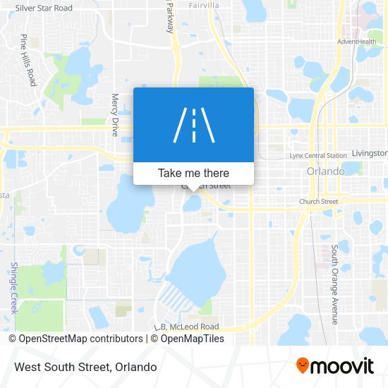 Mapa de West South Street