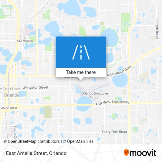 Mapa de East Amelia Street