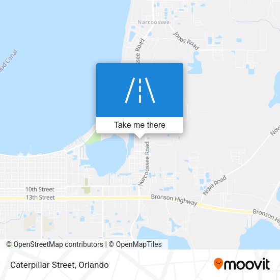 Mapa de Caterpillar Street