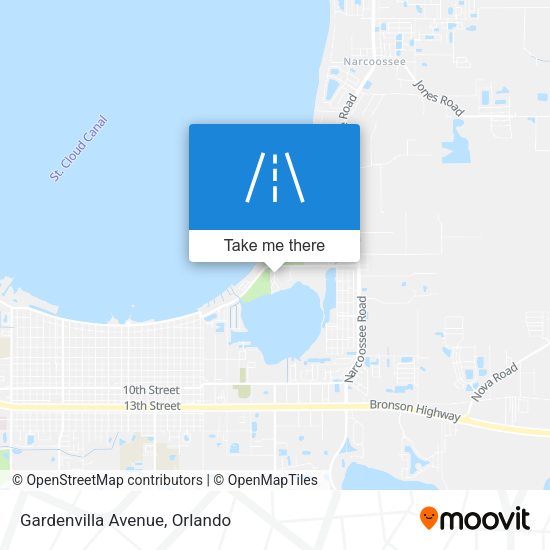 Mapa de Gardenvilla Avenue