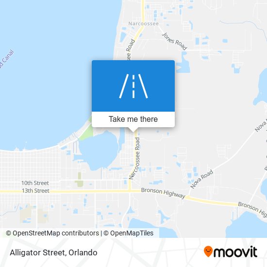 Alligator Street map