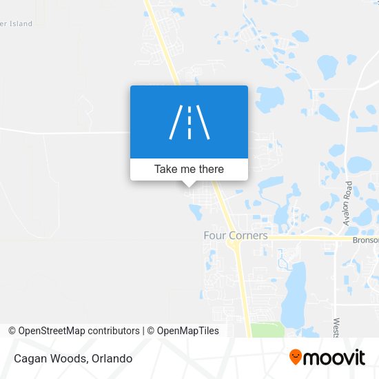 Mapa de Cagan Woods