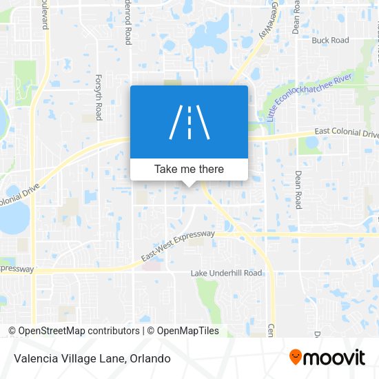 Mapa de Valencia Village Lane