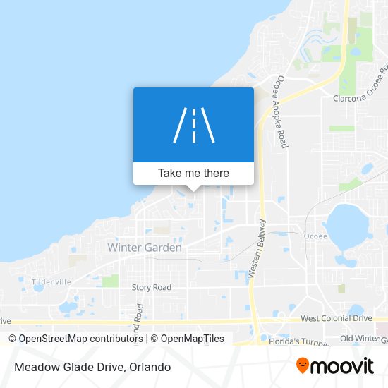 Mapa de Meadow Glade Drive