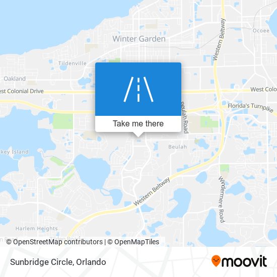 Mapa de Sunbridge Circle