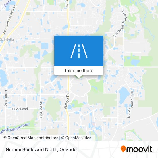 Gemini Boulevard North map