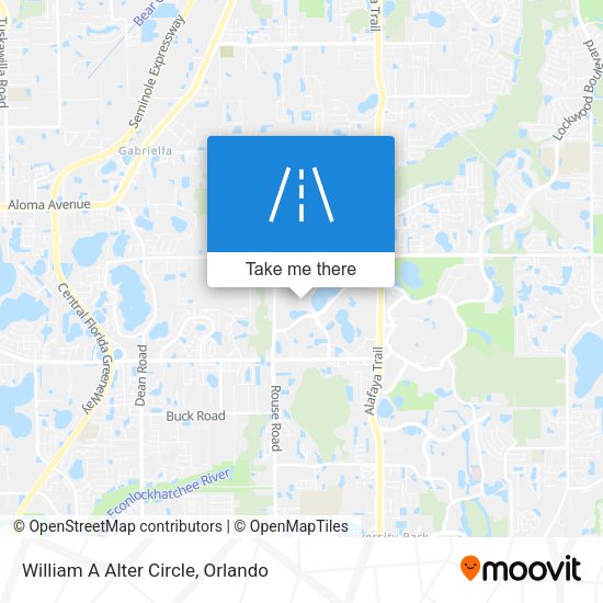 William A Alter Circle map