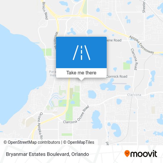 Mapa de Bryanmar Estates Boulevard