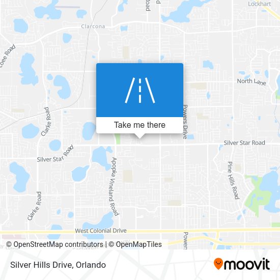 Mapa de Silver Hills Drive