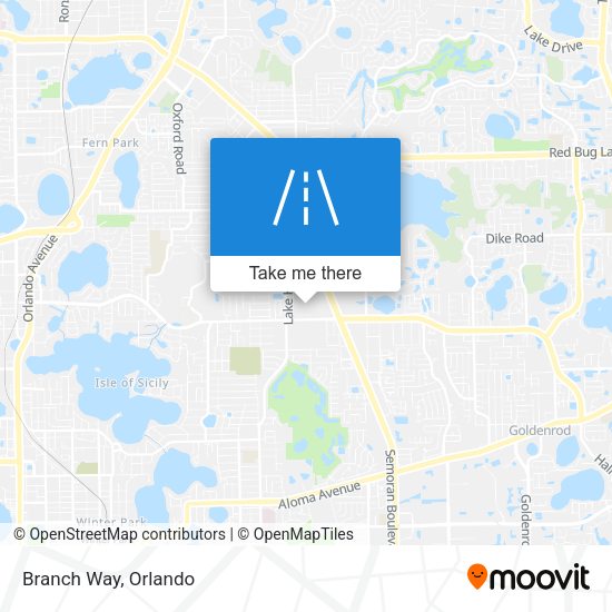 Mapa de Branch Way