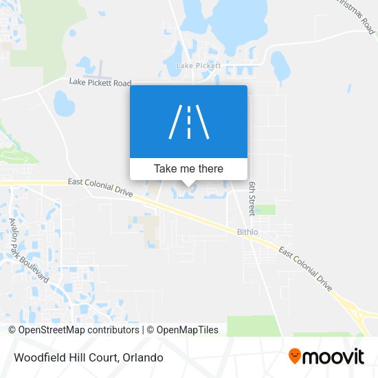 Mapa de Woodfield Hill Court