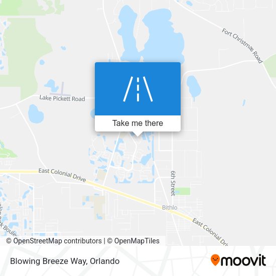 Blowing Breeze Way map