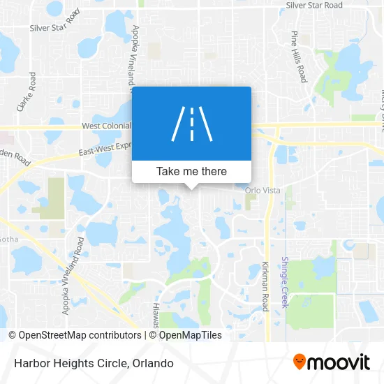 Harbor Heights Circle map
