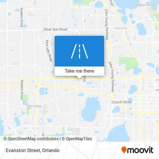 Mapa de Evanston Street