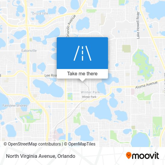 North Virginia Avenue map
